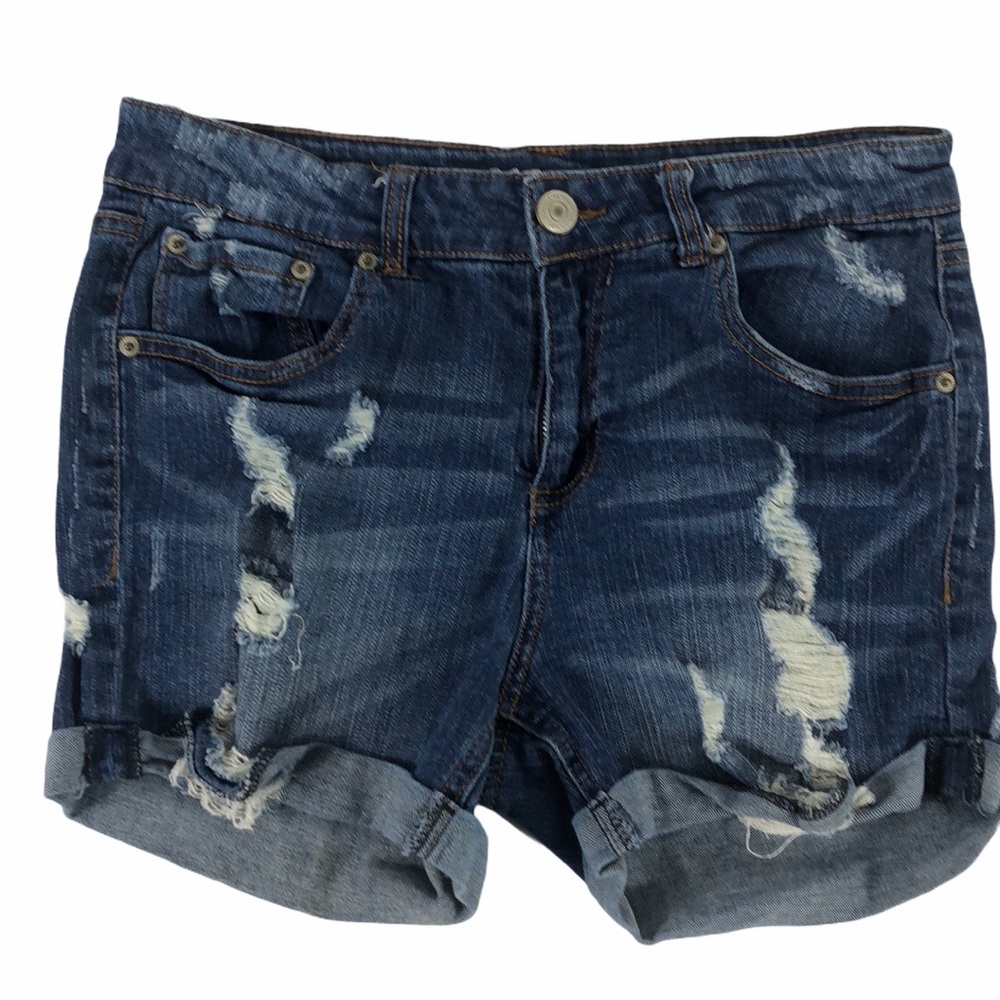 Almost Famous Women Distressed Jeans Size 7